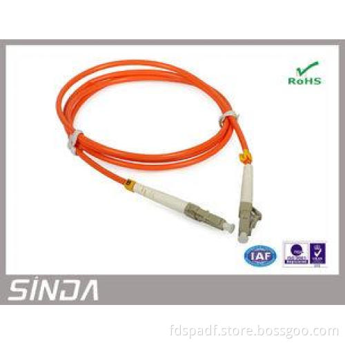 LC PC Multimode Fiber Optic Patch Cord With High Return Los